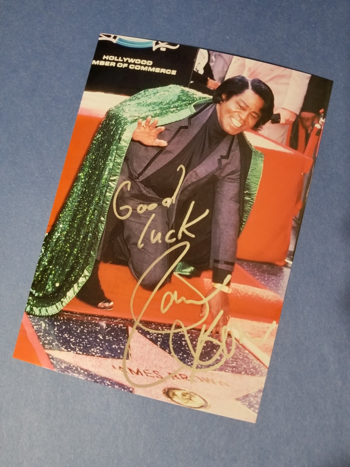 James Brown signed 5×7 Photo RP – Free ShipN!