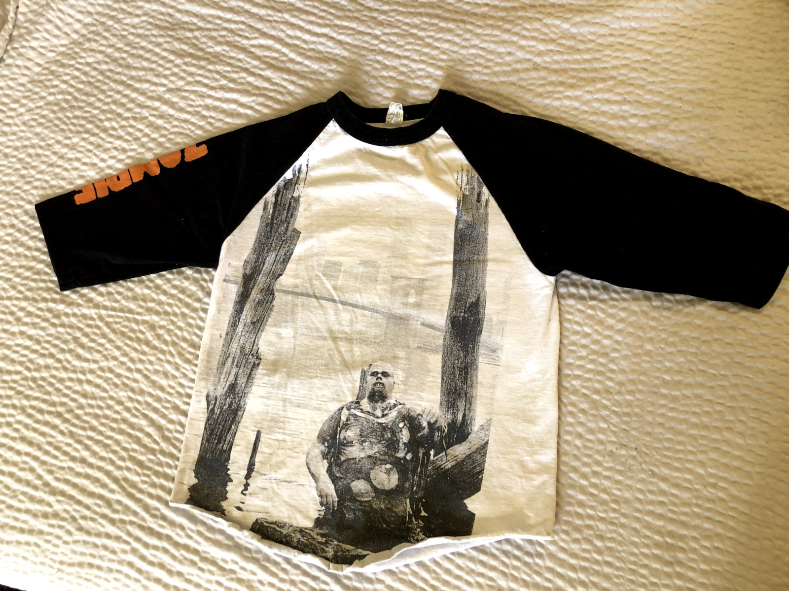 RARE Orig Vtg Lucio Fulci’s ZOMBIE Boat Jersey Sleeve Horrror Men’s M T-Shirt!