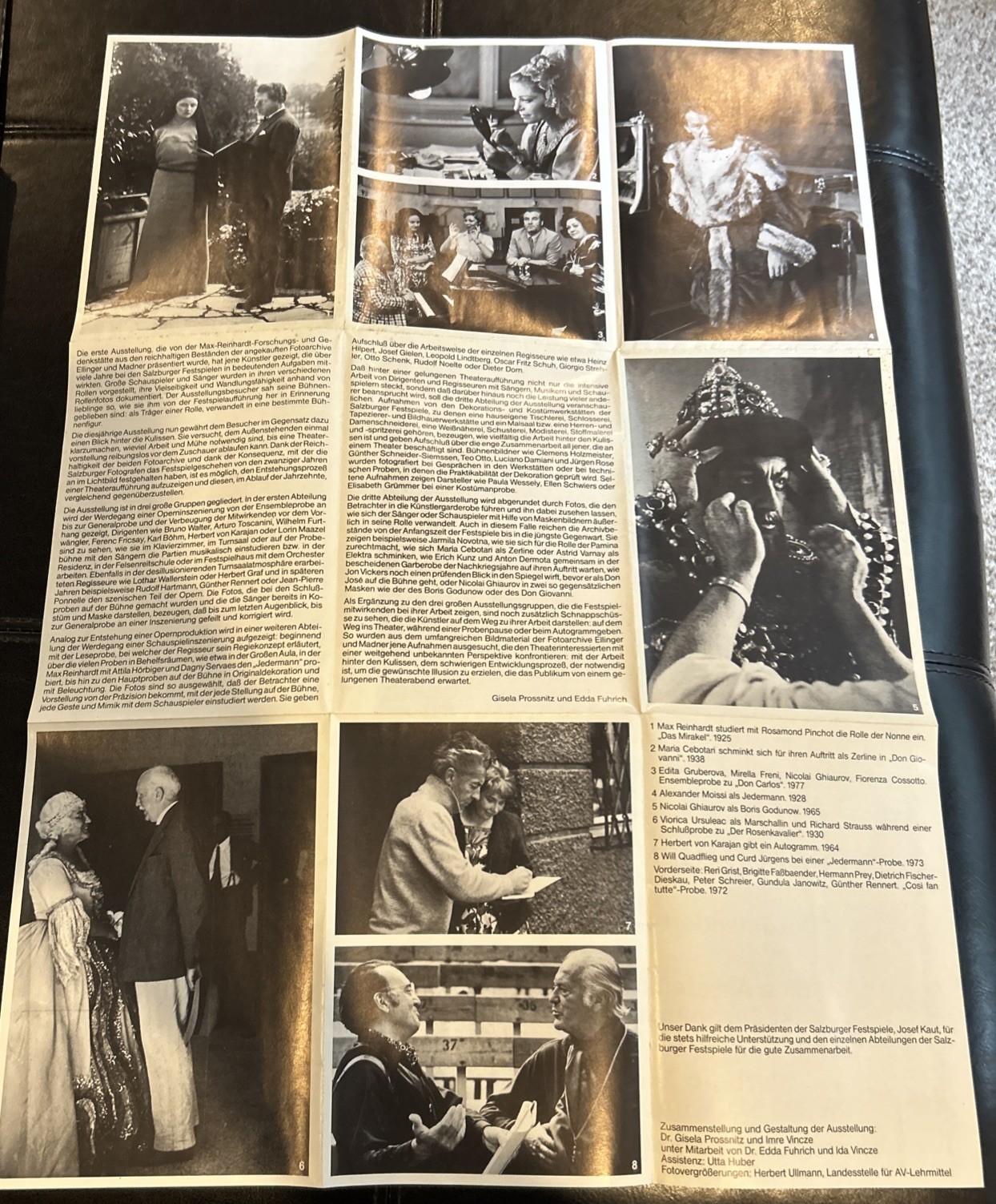 Salzburg Festival Original Theatre 1971 18×22 Poster Salzburger Festspiele T13