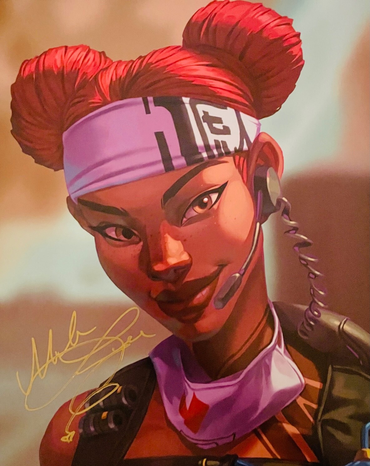 Mela Lee APEX LEGENDS Video game Original Signed 8X10 Photo #2