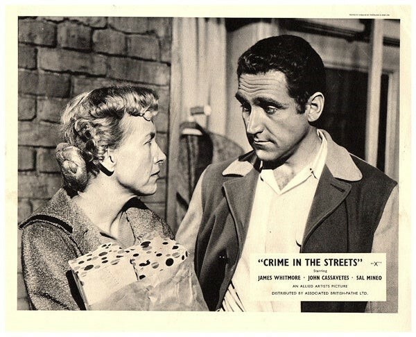 Crime in the Streets Original Lobby Card James Whitmore Virginia Gregg 1956