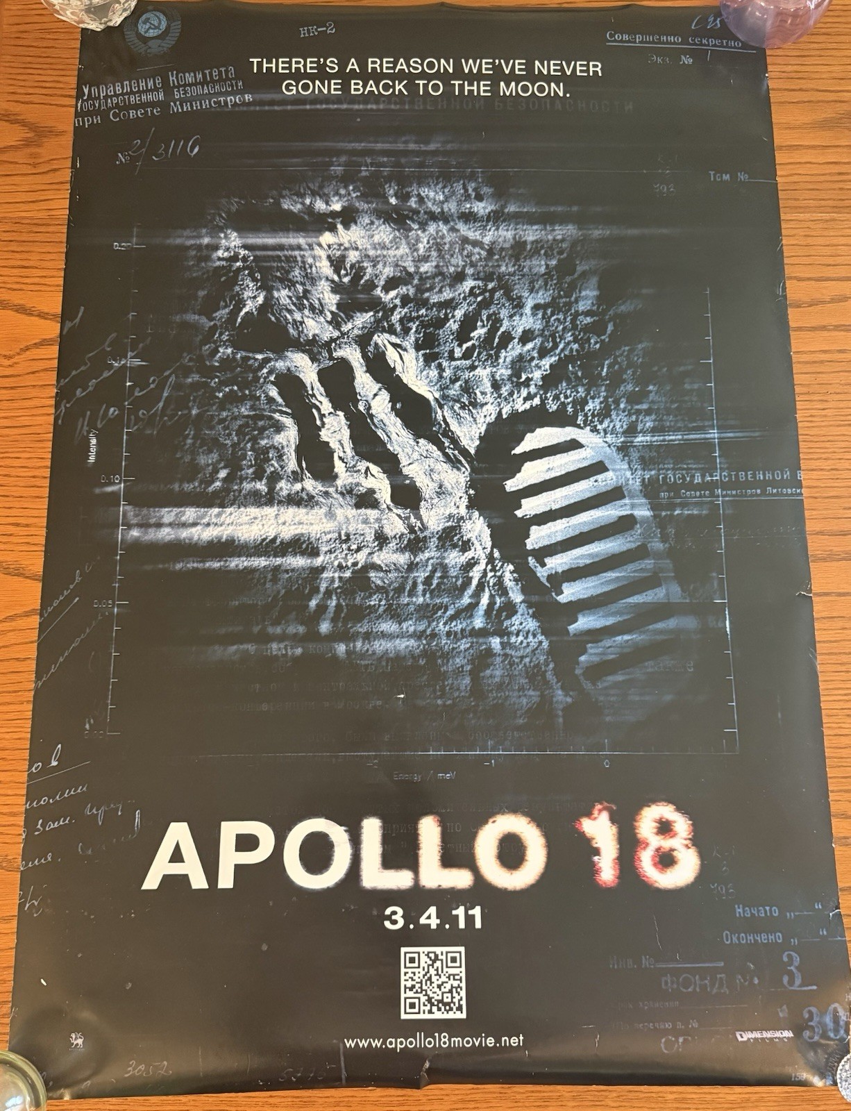 Apollo 18 Original Movie Poster 27×40 Double Sided