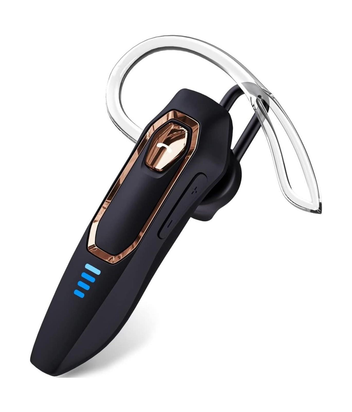 Bluetooth Headset V5.4，Bluetooth Earpiece with Micros, Noise Ca… FAST U