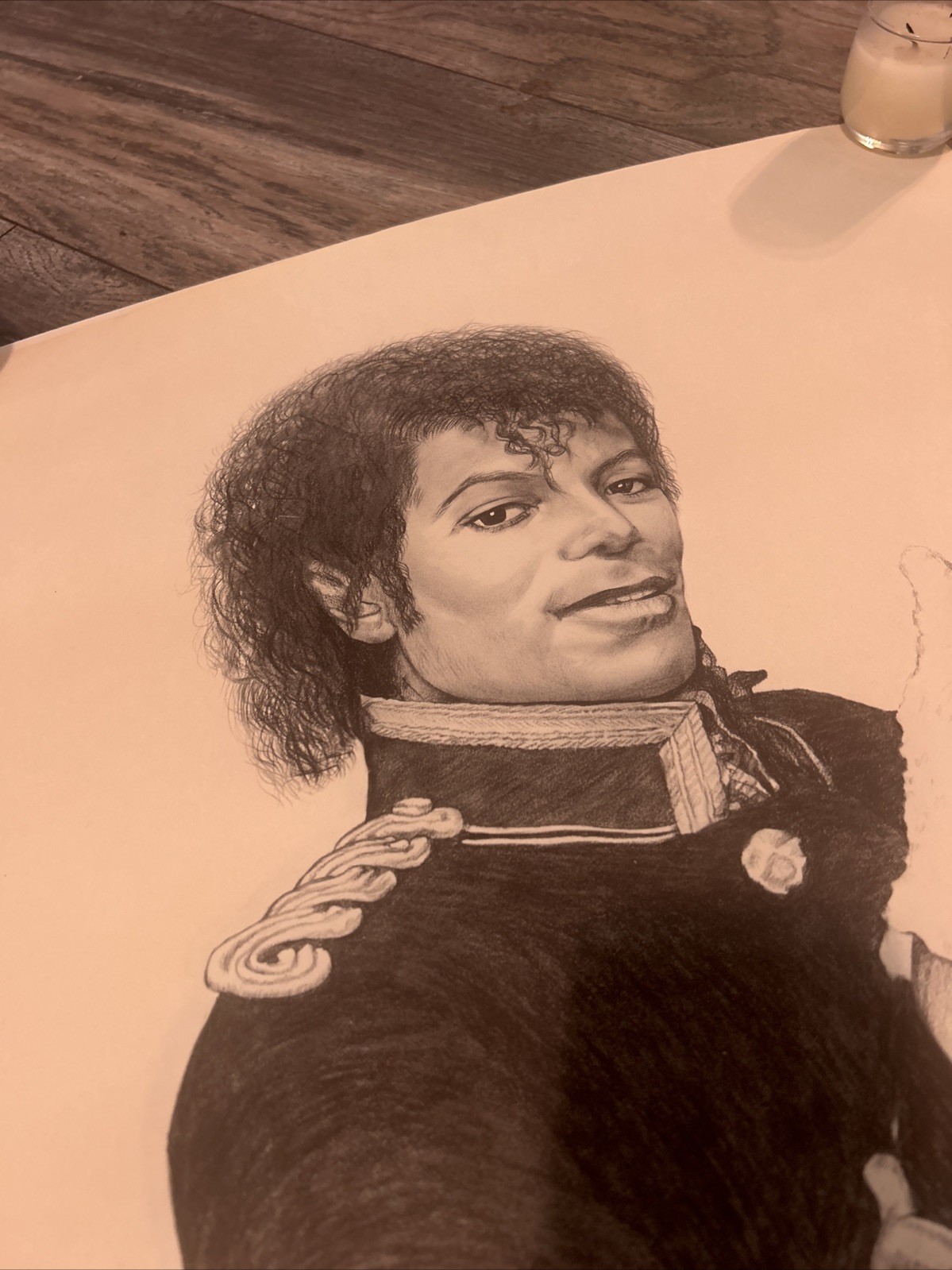 Michael Jackson Signed Lithograph James Orlando Ogle Cannery Row Vintage 1984