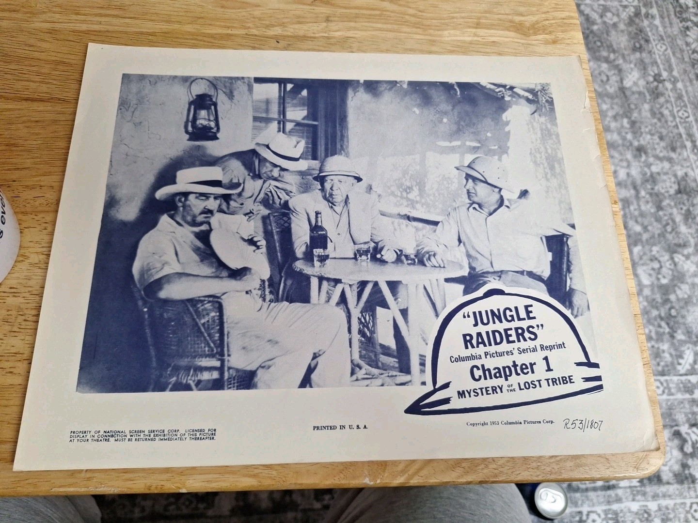 1953 Jungle Raiders 11×14″ lobby card Kane Richmond Eddie Quillan Veda Ann Borg