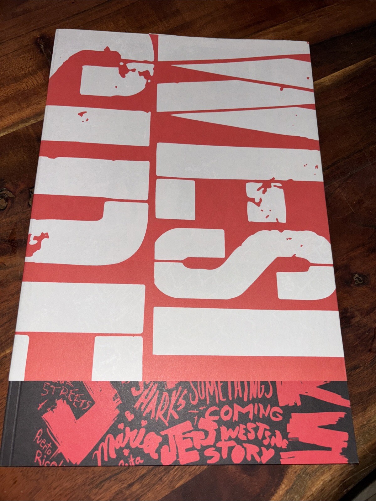 Official Broadway West Side Story Souvenir Program Book w/ DJ, 52 pg, 12”x9”