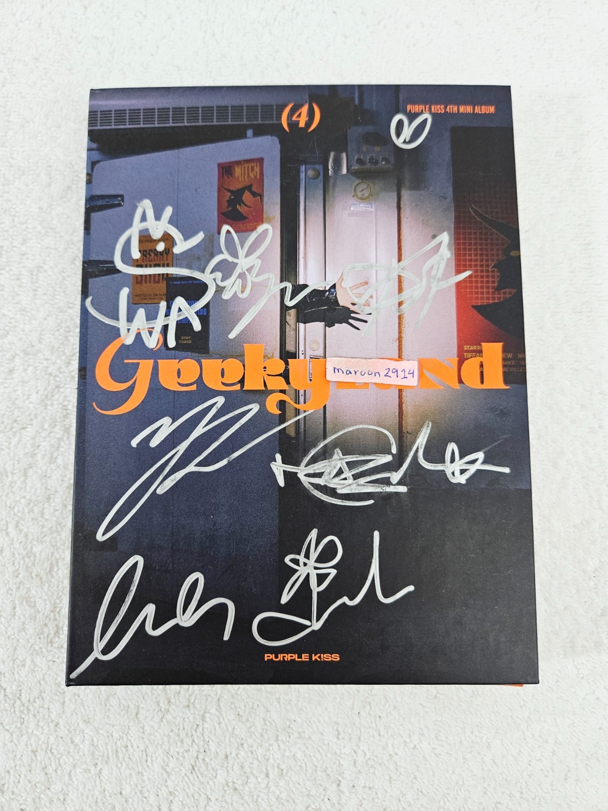 PURPLE KISS Geekyland Signed Promo Album Autographed + Message Kpop [US SELLER]