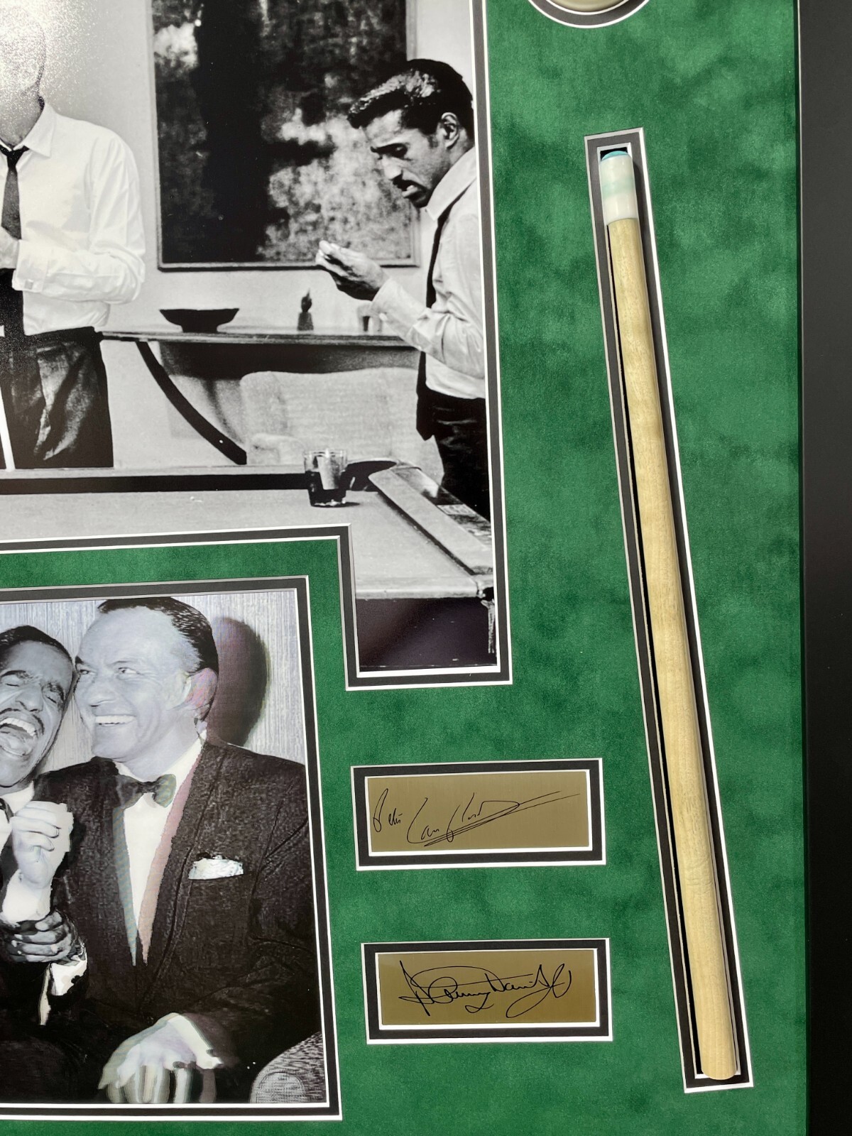 Rat Pack Oceans 11 Billiards Pool Ball 3D Collage Un Signed Photo Framed Vegas