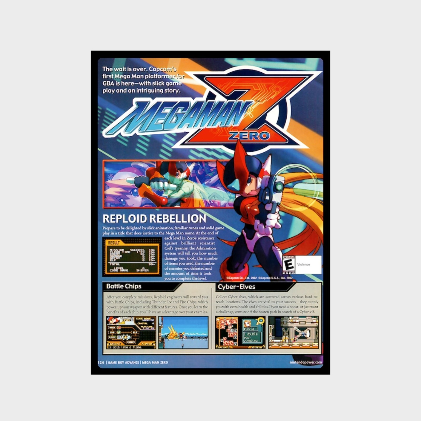 Poster Mega Man Zero Nintendo DS Premium Glossy Unframed Poster Print G1888