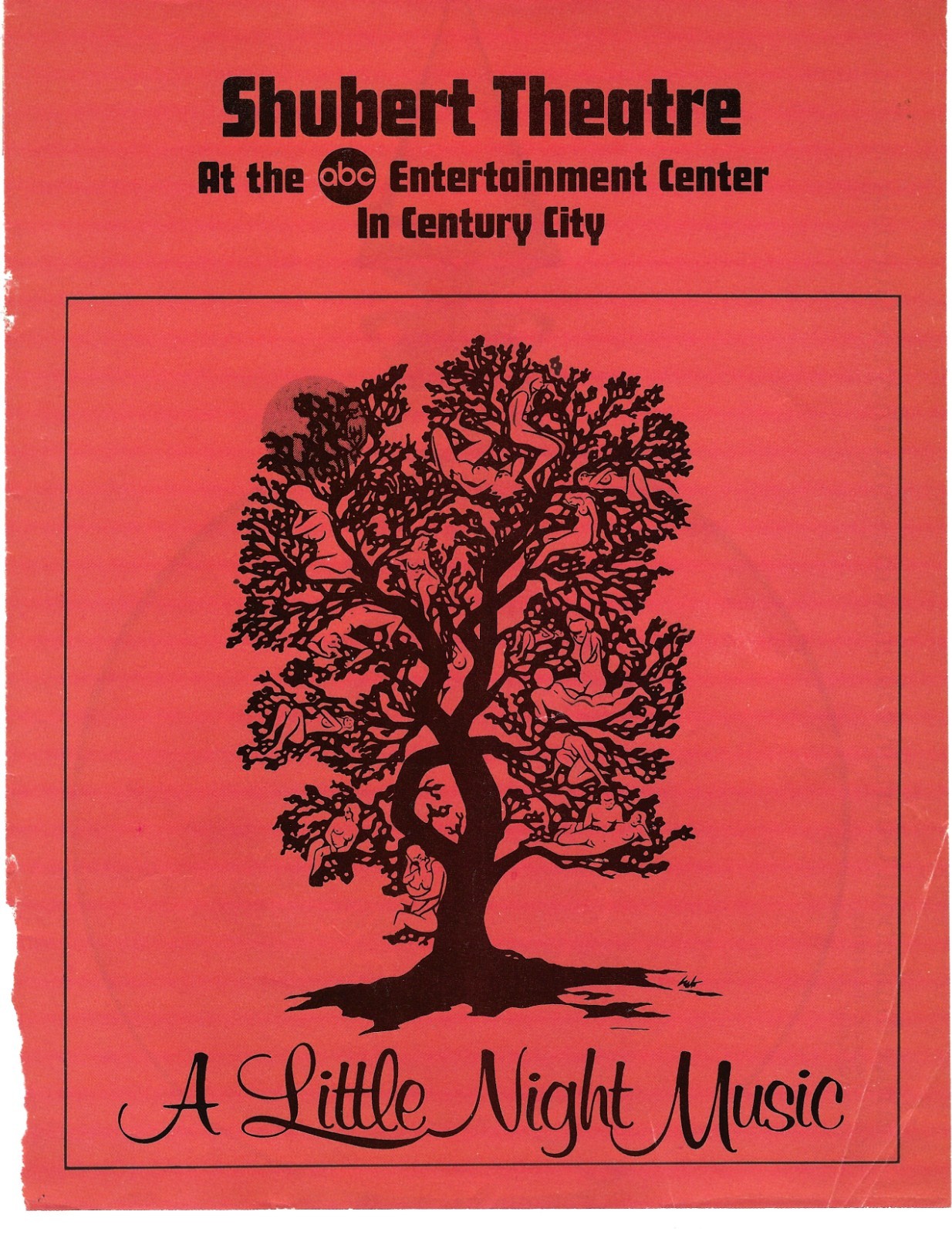 1974 LA Program A Little Night Music Jean Simmons Margaret Hamilton G L Andews