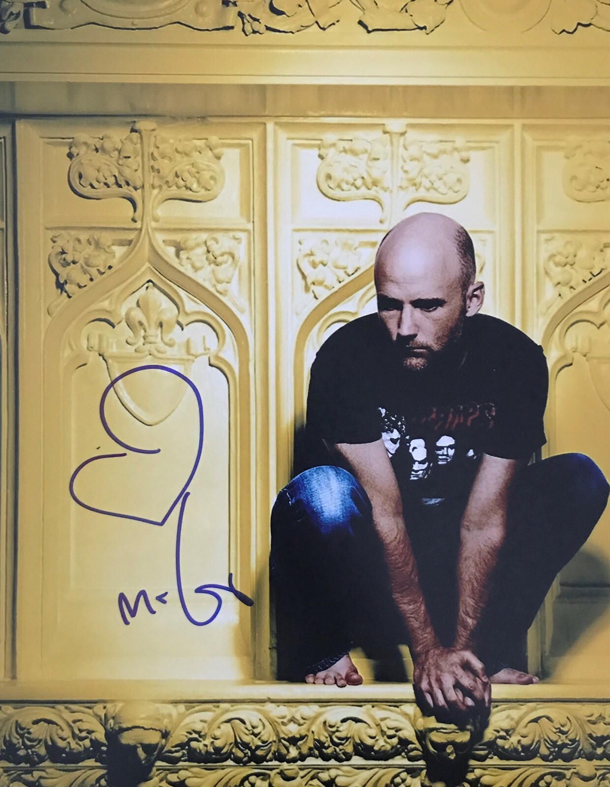 Moby Electronica Dance Muscian Signed 8×10 Autographed Photo COA E2