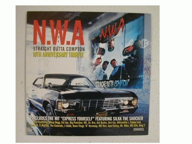 NWA poster Flat N.W.A. N W A Eazy-E Eazy E