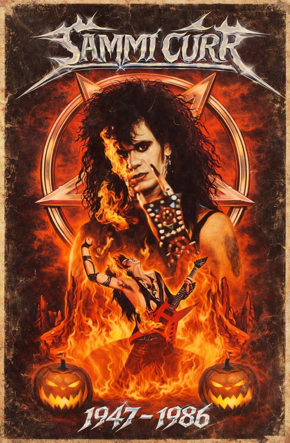 Trick or Treat Movie Poster 11×17 – Sammi Curr Heavy Metal Horror (1986)