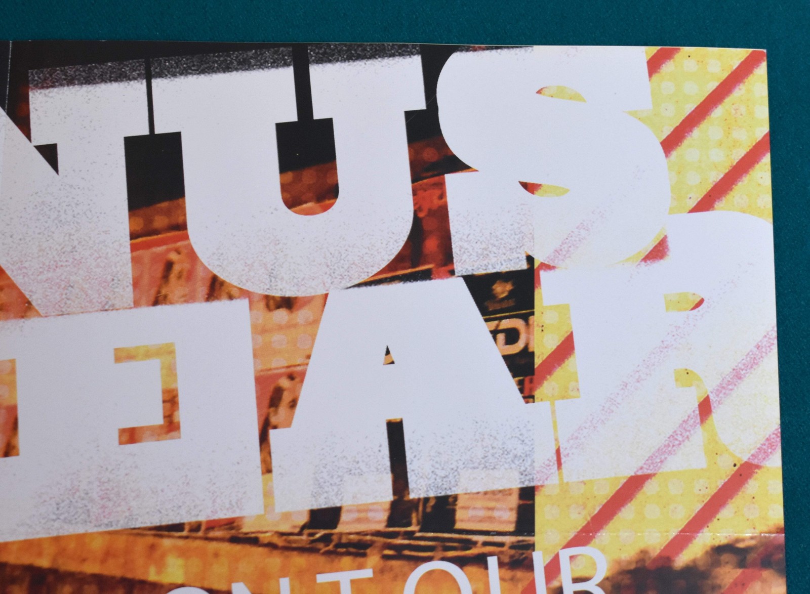 Minus The Bear Tour Poster, ‘Menos El Oso’ Album, Suicide Squeeze Records