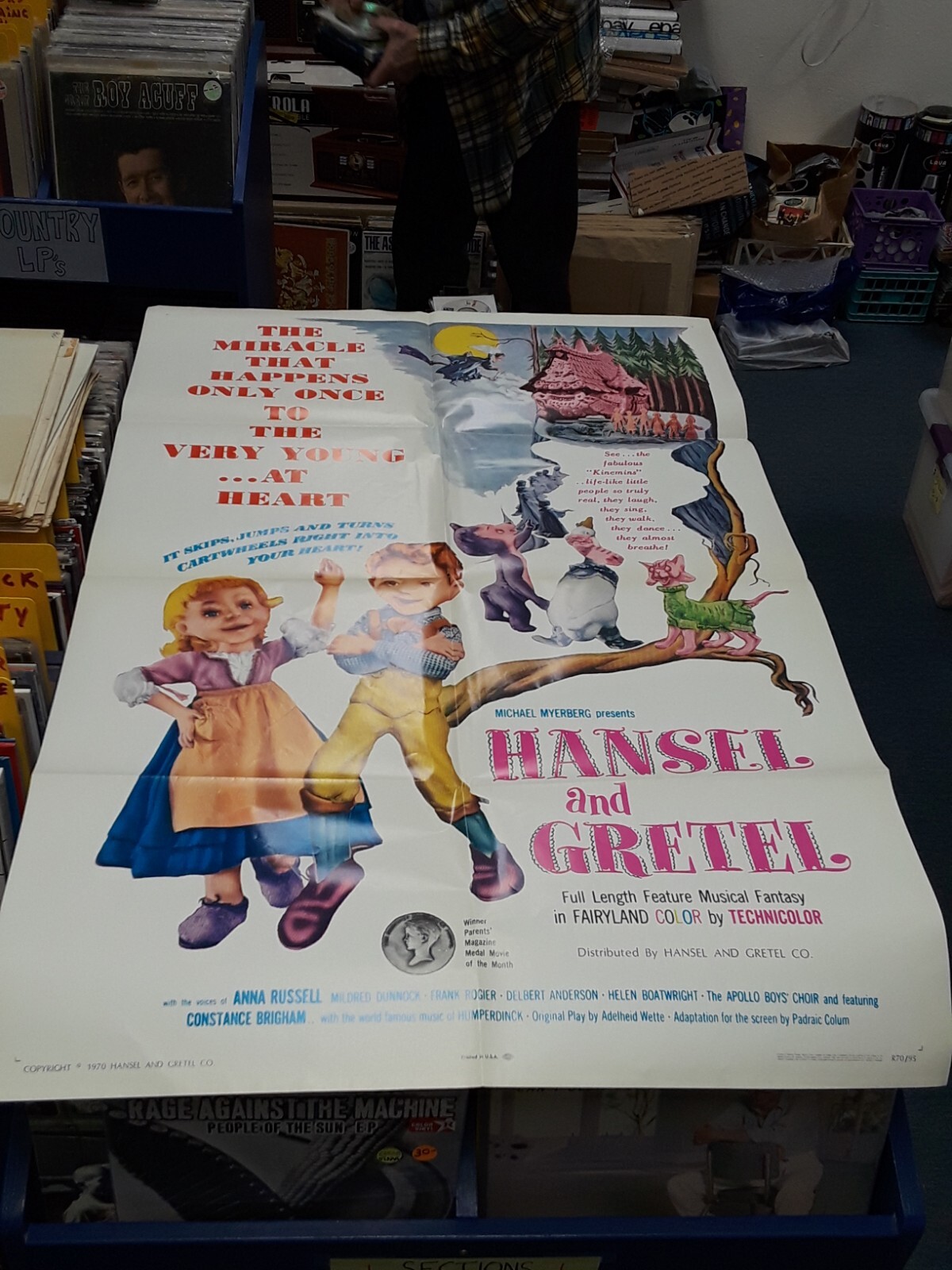 Hansel And Gretel Original 1 Sheet Poster R70 / 95 Anna Russell Mildred Dunnock