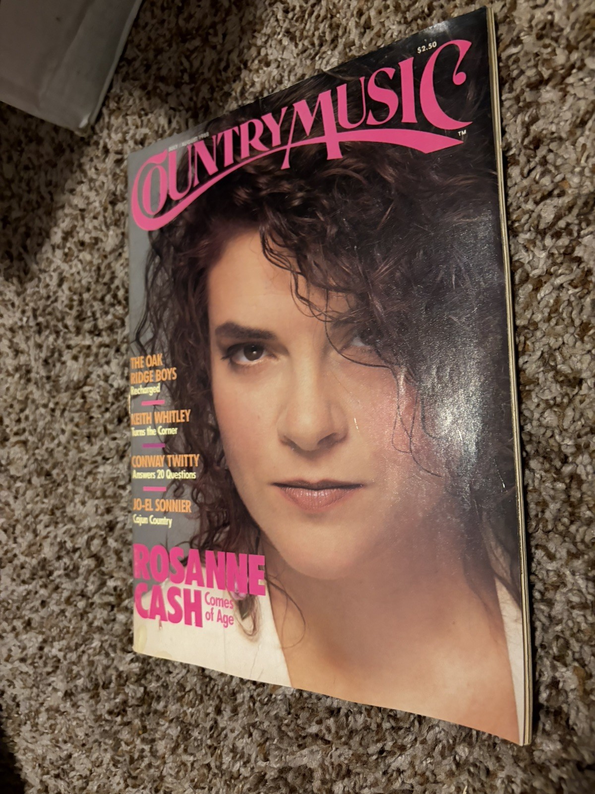 Country Music Magazine July/August 1988 Rosanne Cash Cover
