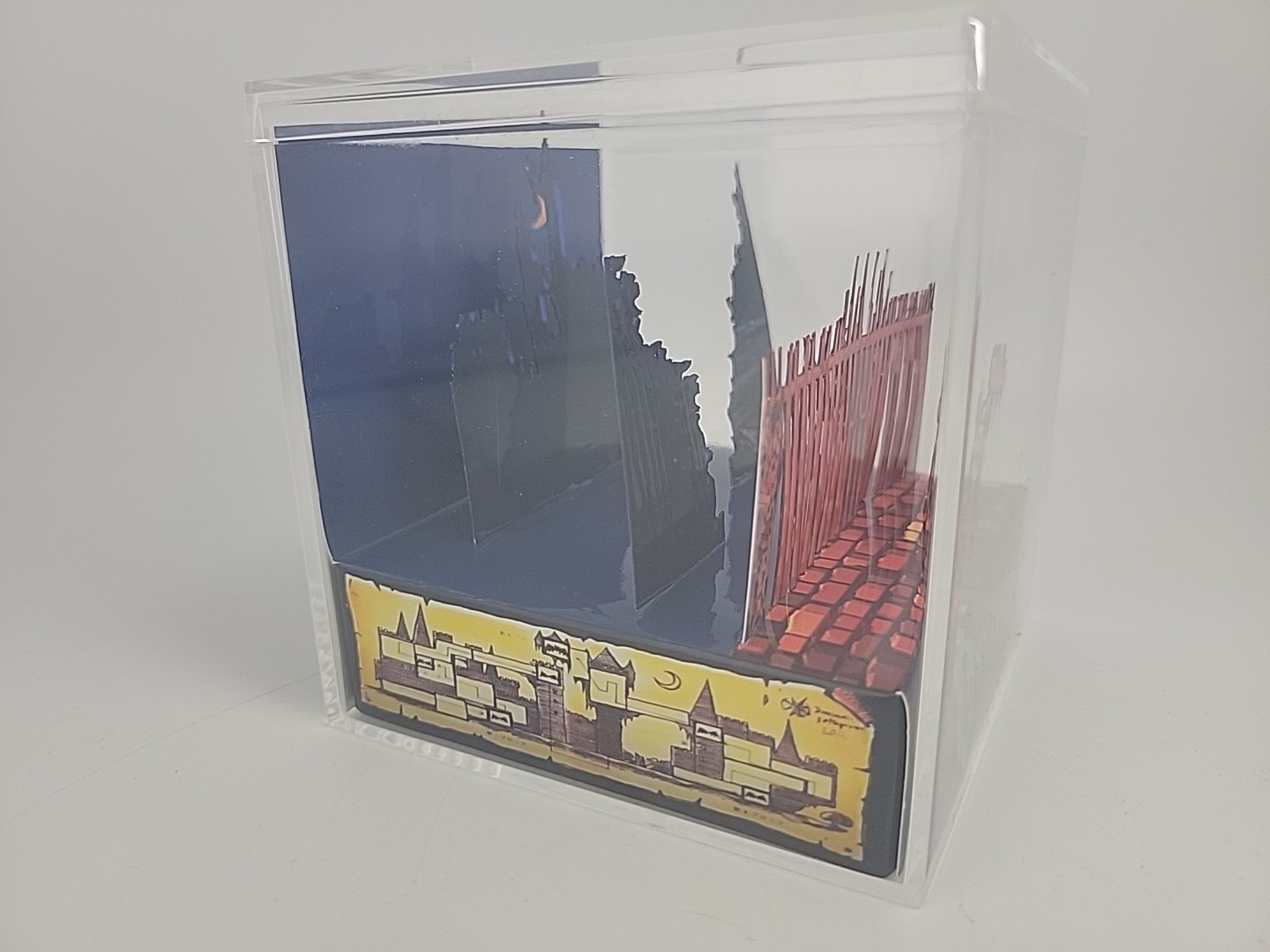 Castlevania 3D Cube Handmade NES Nintendo Diorama Video Game Shadowbox Fan Art