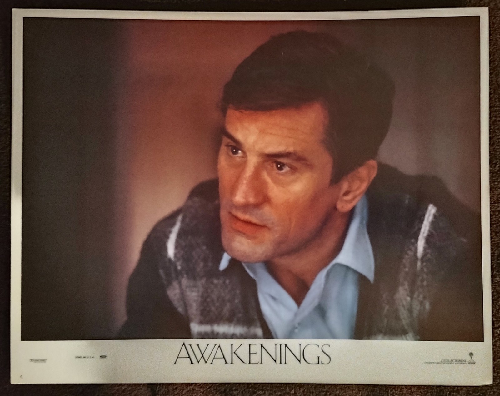 Awakenings 1990 Lobby Card #5 Robert DeNiro