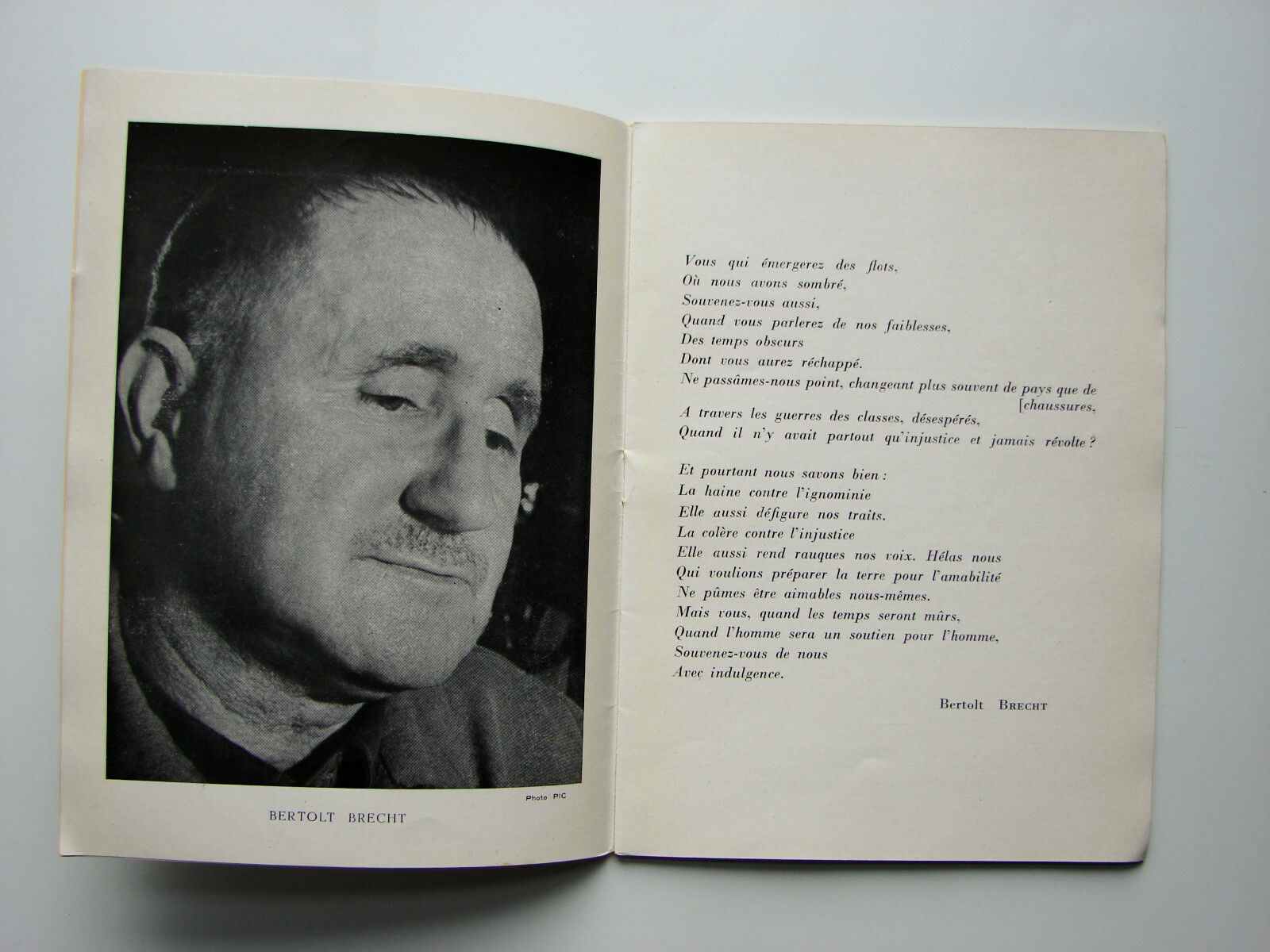 Comedie De Saint-Etienne Theater Program 56/57, Brecht Cercle de Craie Caucasien