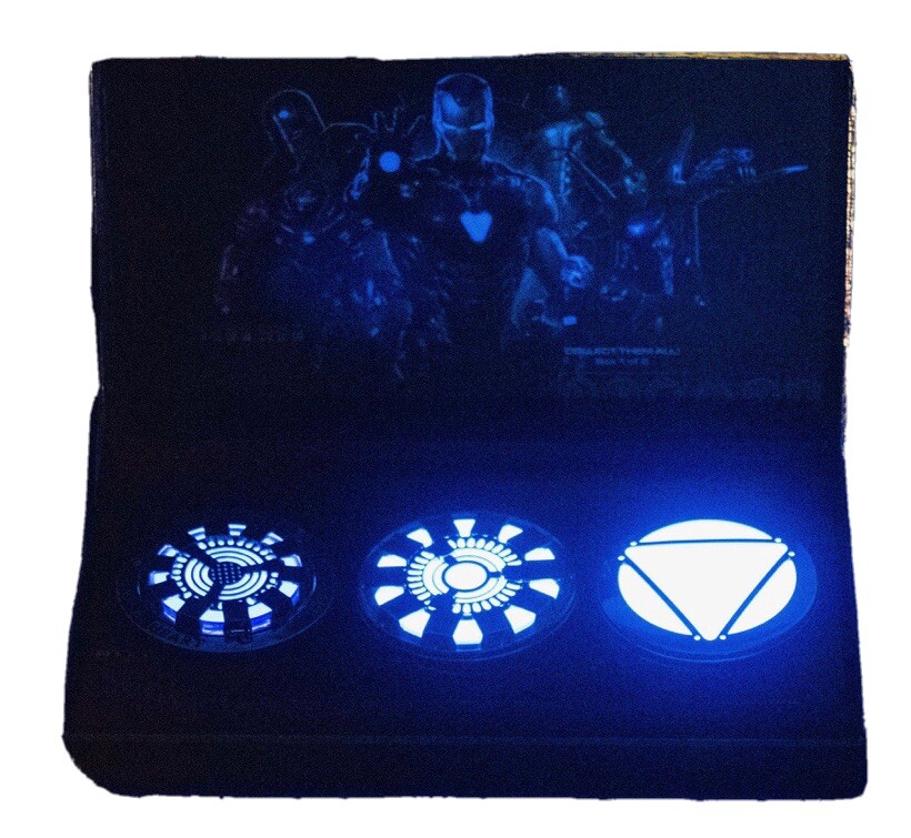 Marvel* Iron Man *Arc Reactor Magnetic Replica Pin Set (*GameStop LE 5000 *