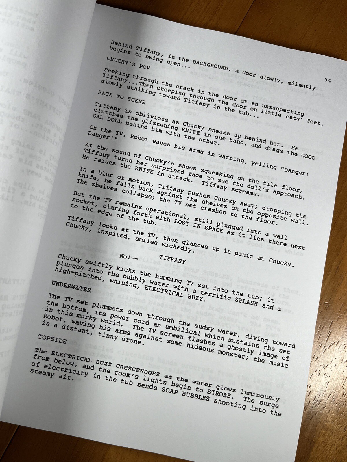 Bride of Chucky Script Signed- Autograph Reprints- 121 Pgs- Child’s Play- Horror
