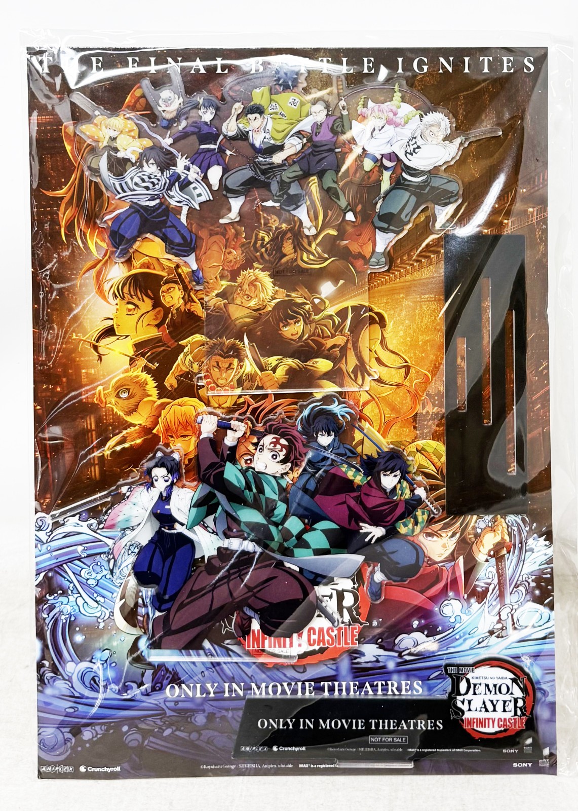 Demon Slayer Infinity Castle IMAX Movie Theater Promo Acrylic Standee Art Stand