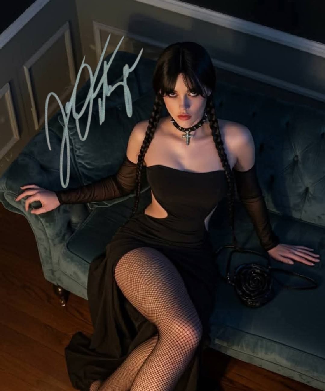 Jenna Ortega Signed 8×10 photo Autographed Reprint FAST FREE SHIPPING