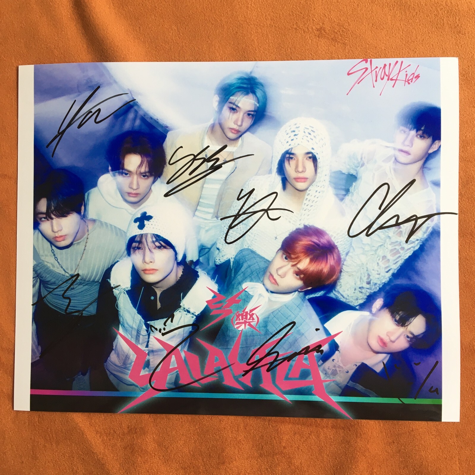 楽 STAR STRAY KIDS SKZ Photo Poster 4*6 Autographs SIGNED K-POP COLLECTION #Nice