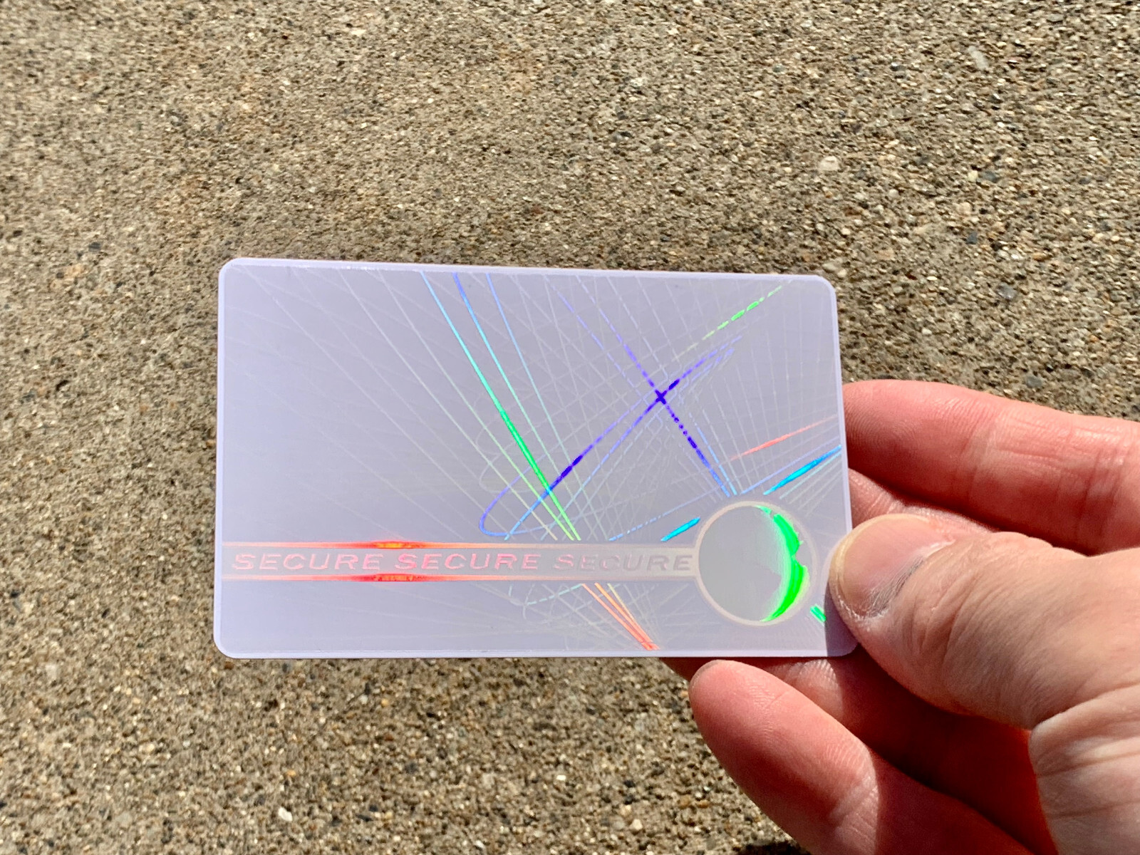 Hologram Overlays – Web & Earth ID Card Teslin / 100 pack / PVC ID CARD