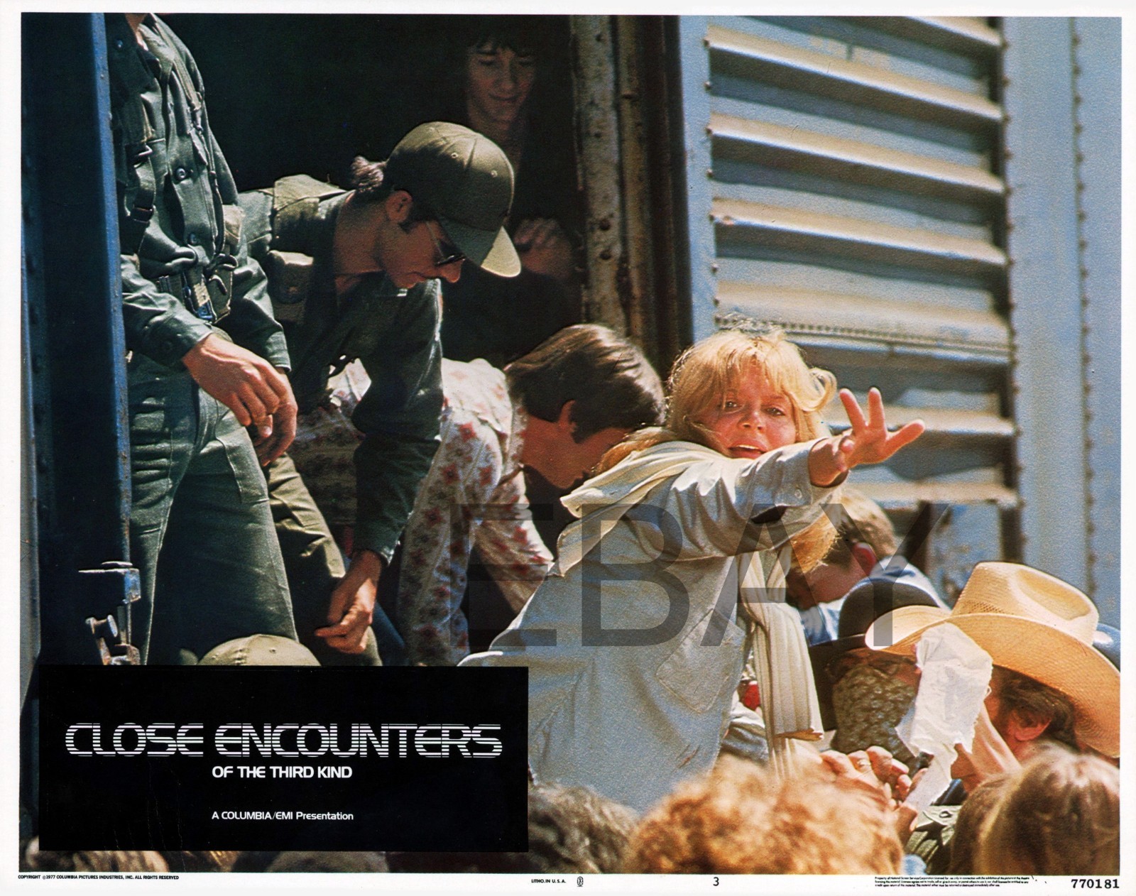 Spielberg CLOSE ENCOUNTERS (1977) – Vintage, complete 11×14 lobby card set of 8
