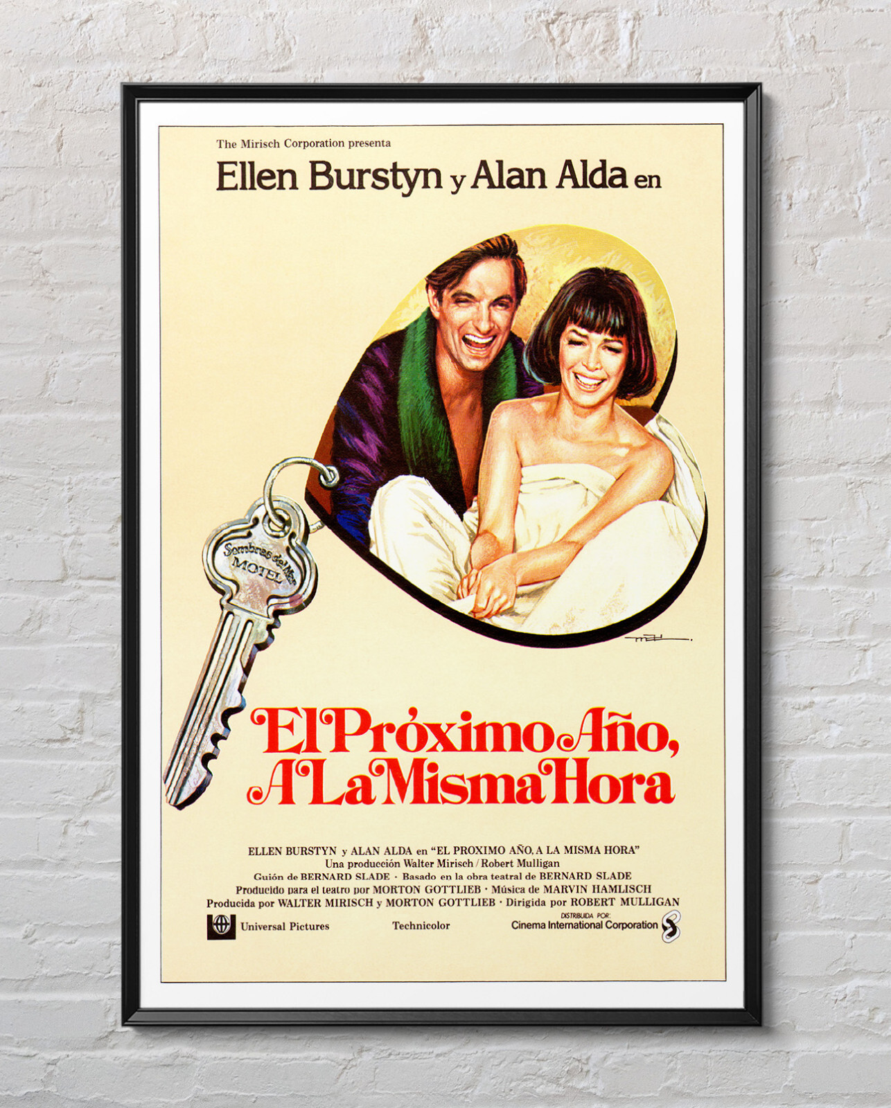 Movie Poster Same Time Next Year 1978 Ellen Burstyn Alan Alda 24×36 inch M7896