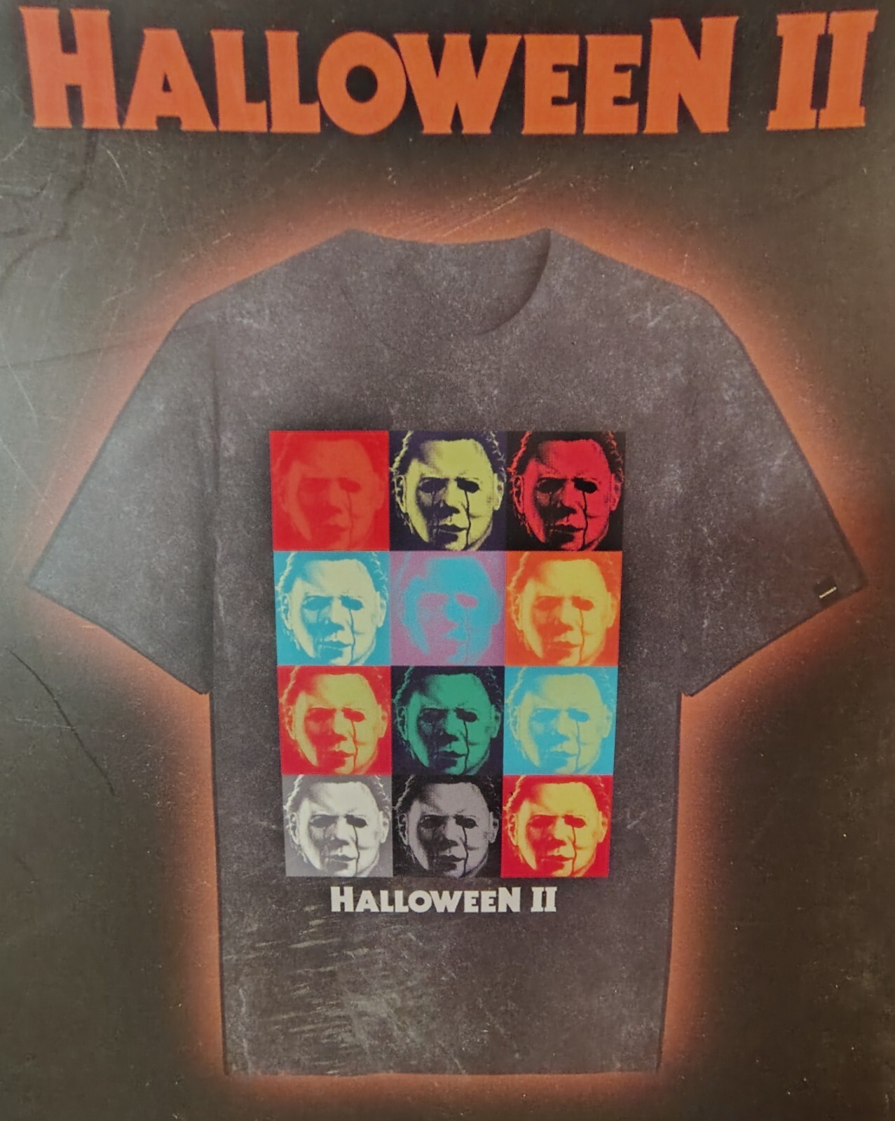 Halloween II Faces And Places Graphic T-Shirt Size 2XL 50/52 In Collector Box
