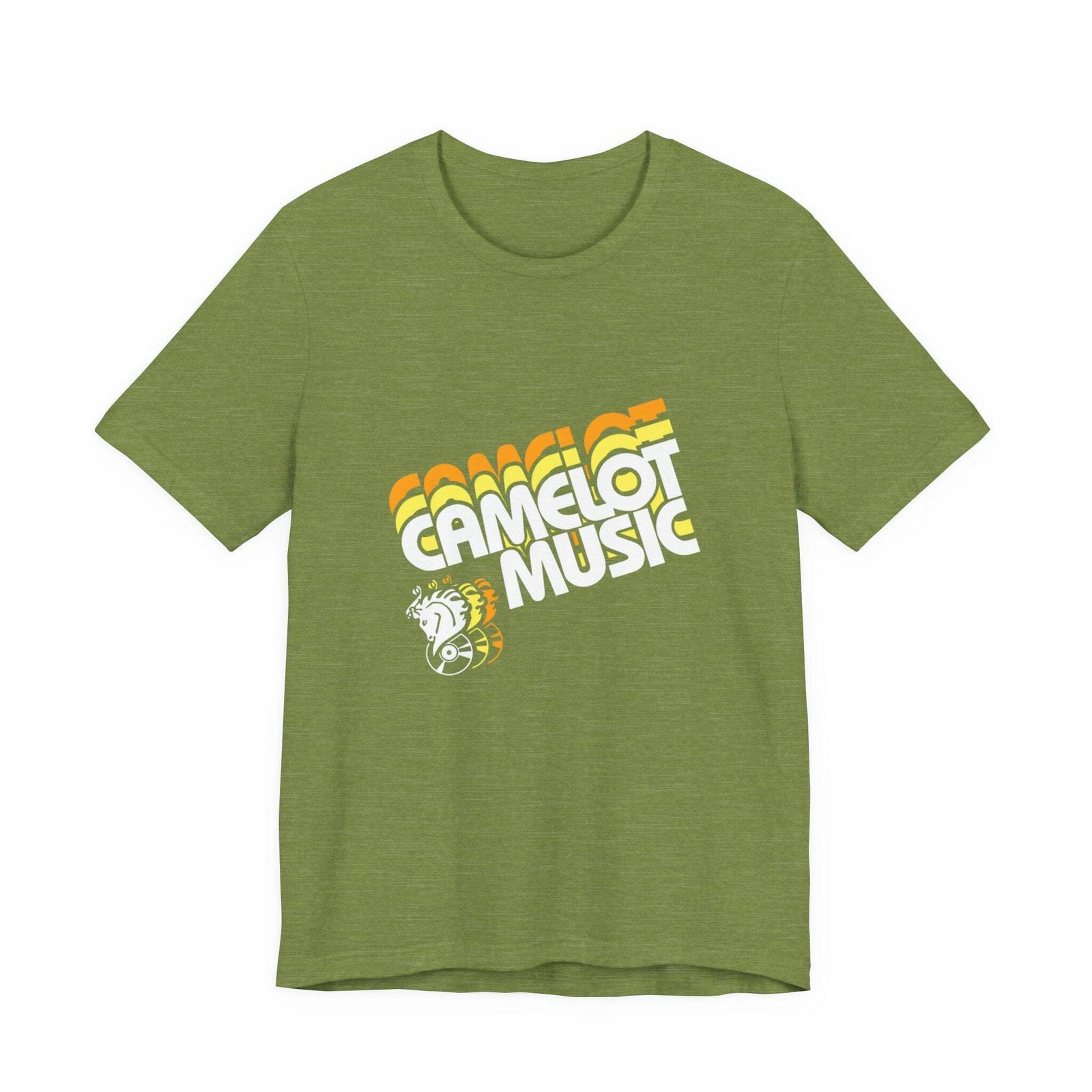Vintage Camelot Music Record Store Logo V.2 Unisex Jersey Short Sleeve T-Shirt