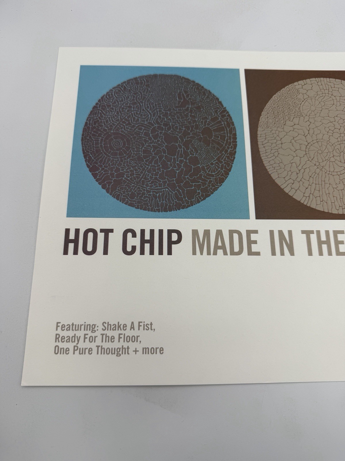 Hot Chip Made In The Dark Record Store Display Promo Poster Astralwerks 17″x 10″