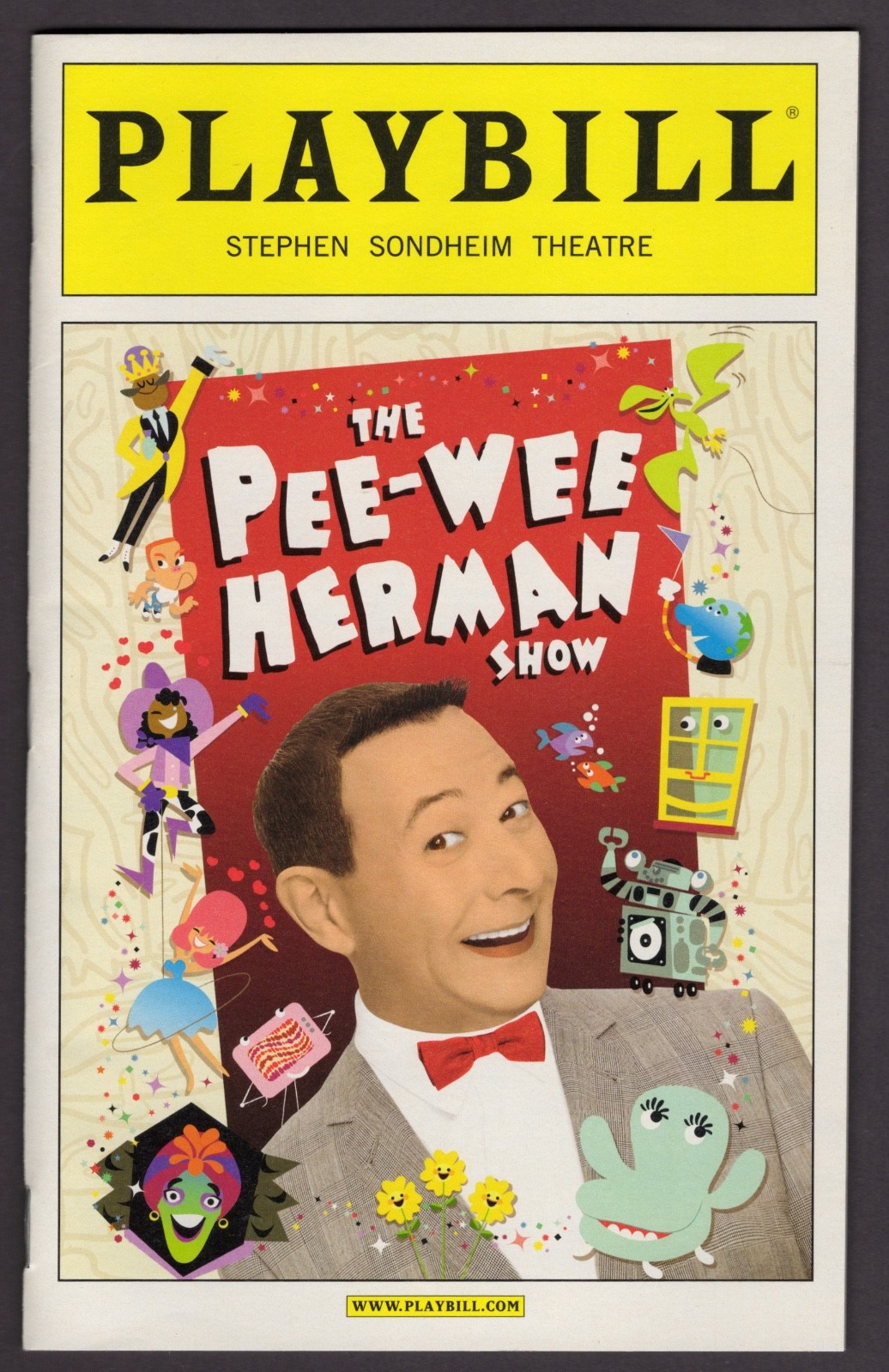 Paul Reubens “THE PEE-WEE HERMAN SHOW ” Broadway Playbill 2010