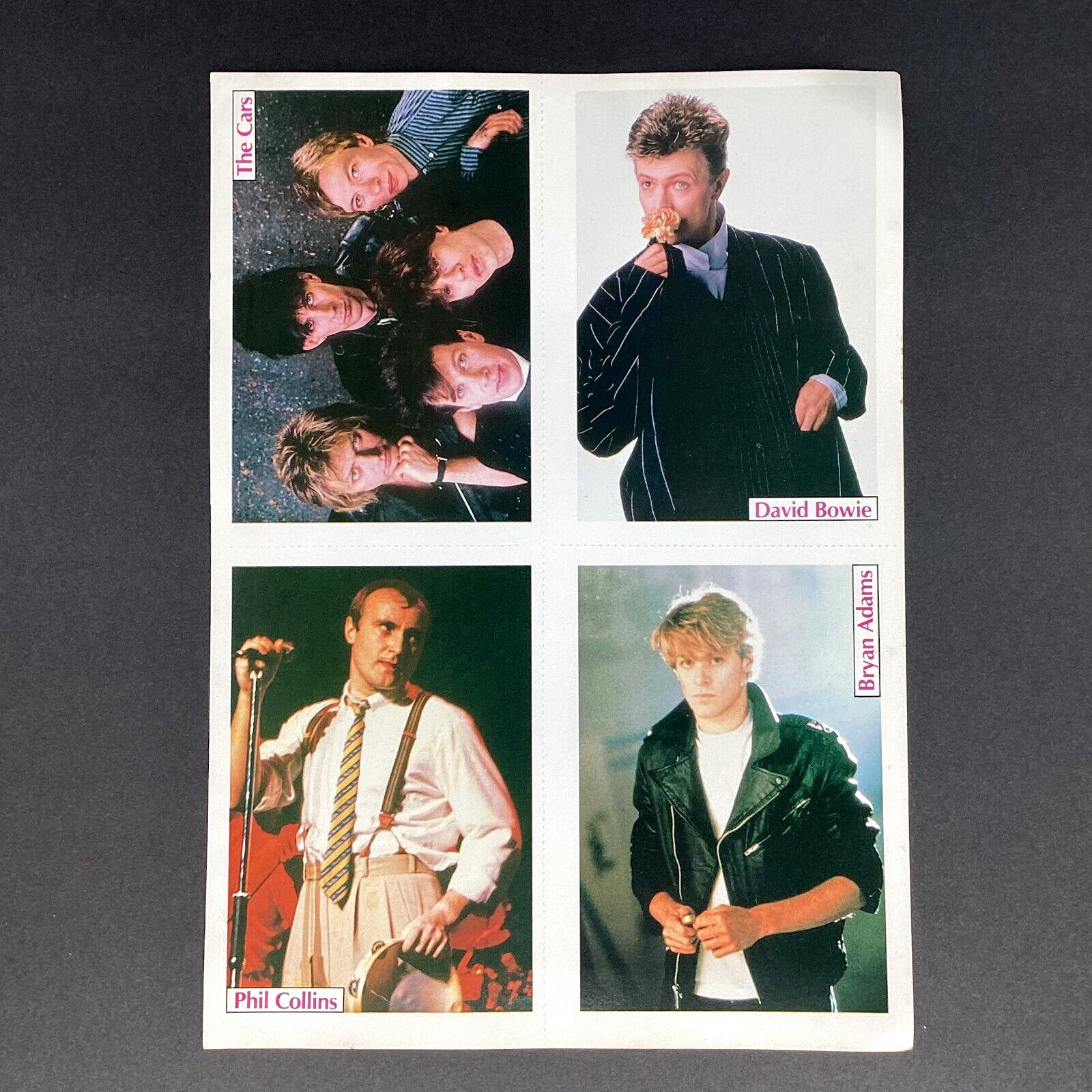 80’s Rock Pop Heavy Metal Music POST CARDS Ratt Queen Prince Bowie Phil Collins