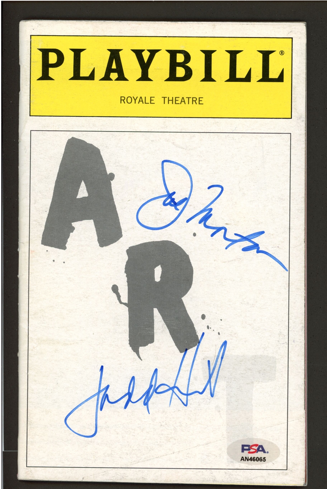 Judd Hirsch/ Joe Morton Signed Playbill Autograph PSA/DNA AN46065