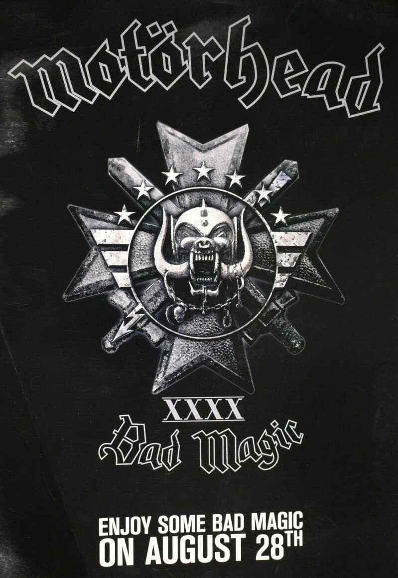 2015 Motorhead Bad Magic XXXX Licensed Original Promo Store Poster 11″ X 17″ A1