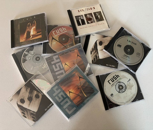 Rush CD Singles Lot – Presto/Roll the Bones/Counterparts/Victor