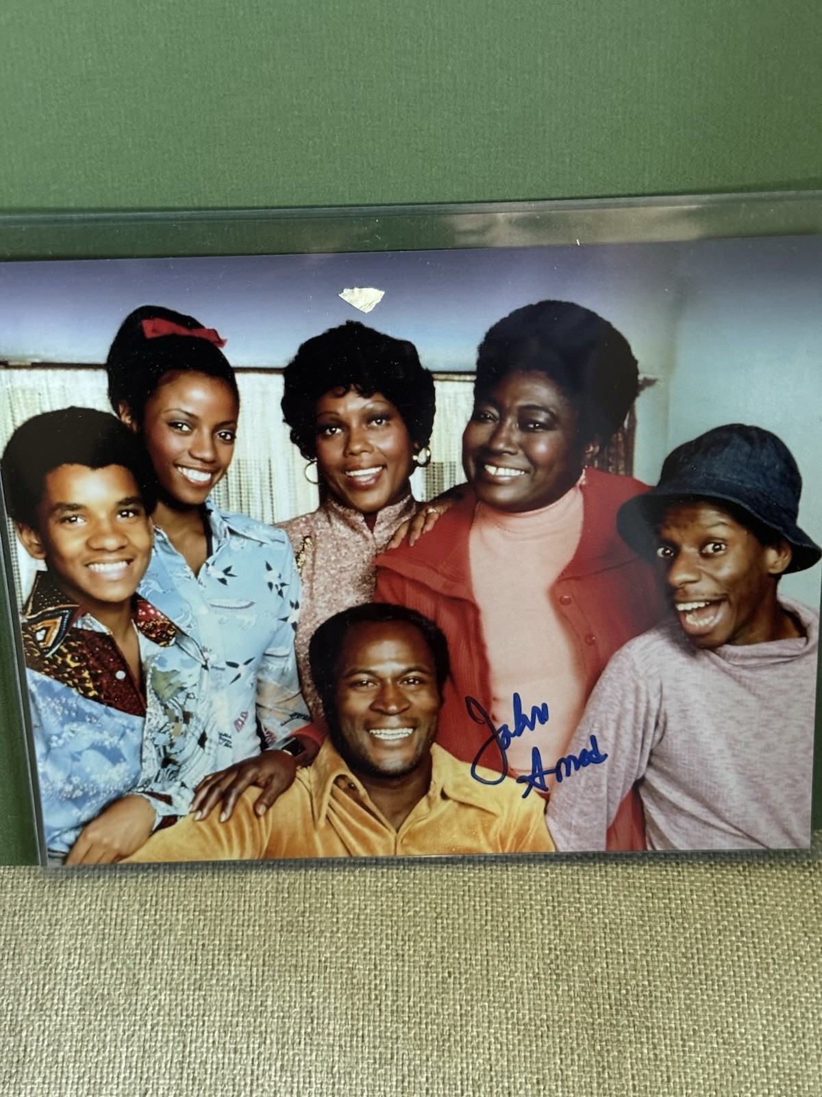 John Amos Signed Good Times 8X10 Show Print