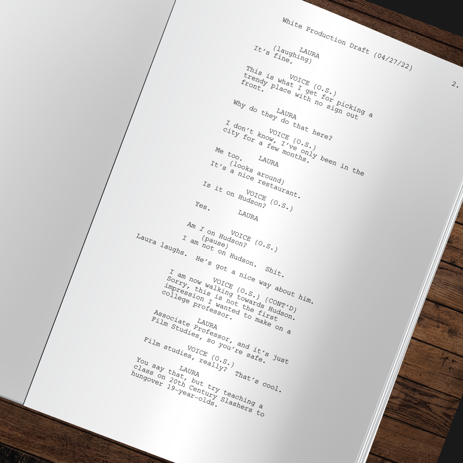 Scream VI Signed Autograph Script Reprints 124 Pages Scream 6 Ghost Face Horror