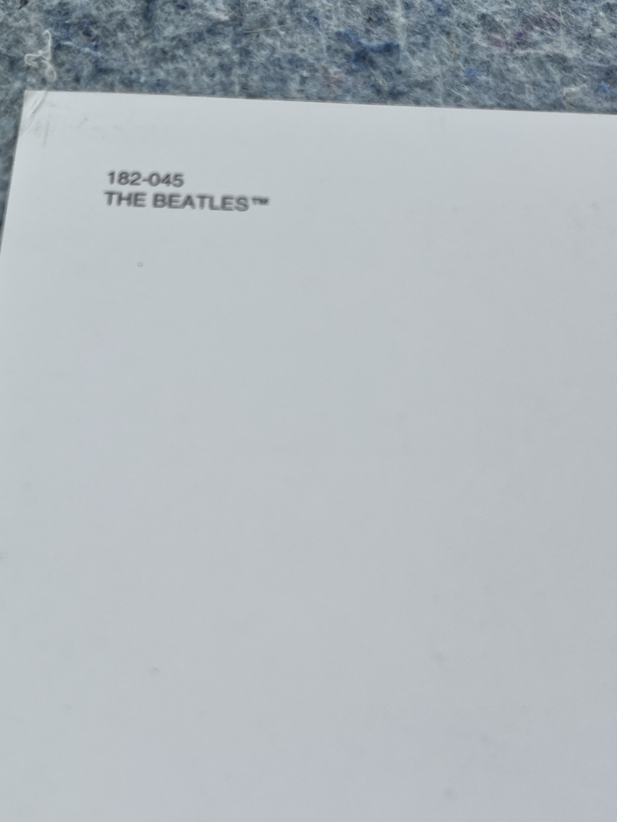 The Beatles 11×14 Oversized Postcard 1996 Apple Corps Ltd Rubber Soul Album
