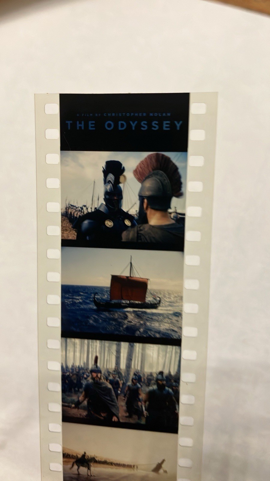 “The Odyssey” Promo 35mm Film Strip Kodak Christopher Nolan LIMITED EDITION