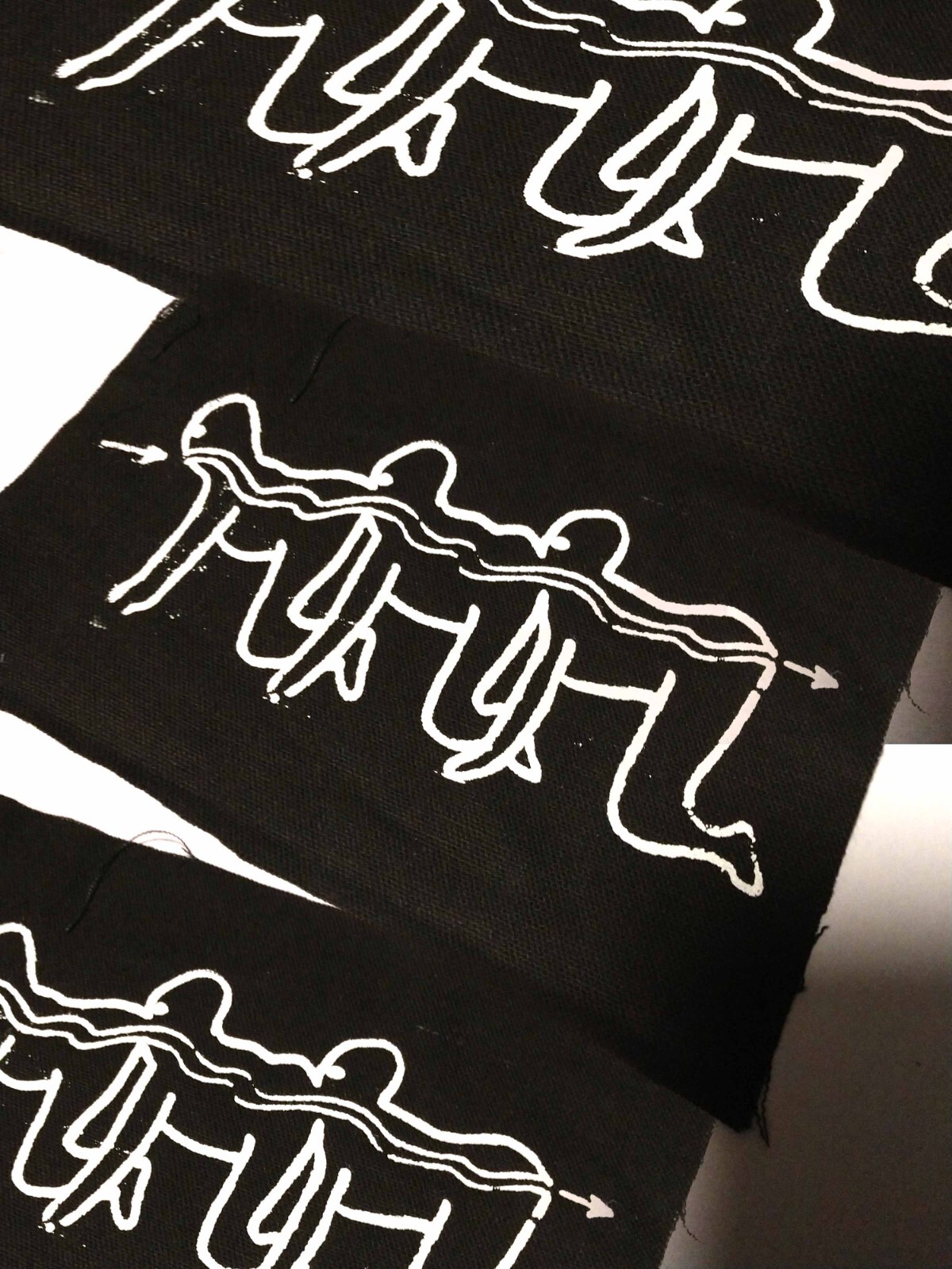 the human centipede horror patch color patches , horror movie patch