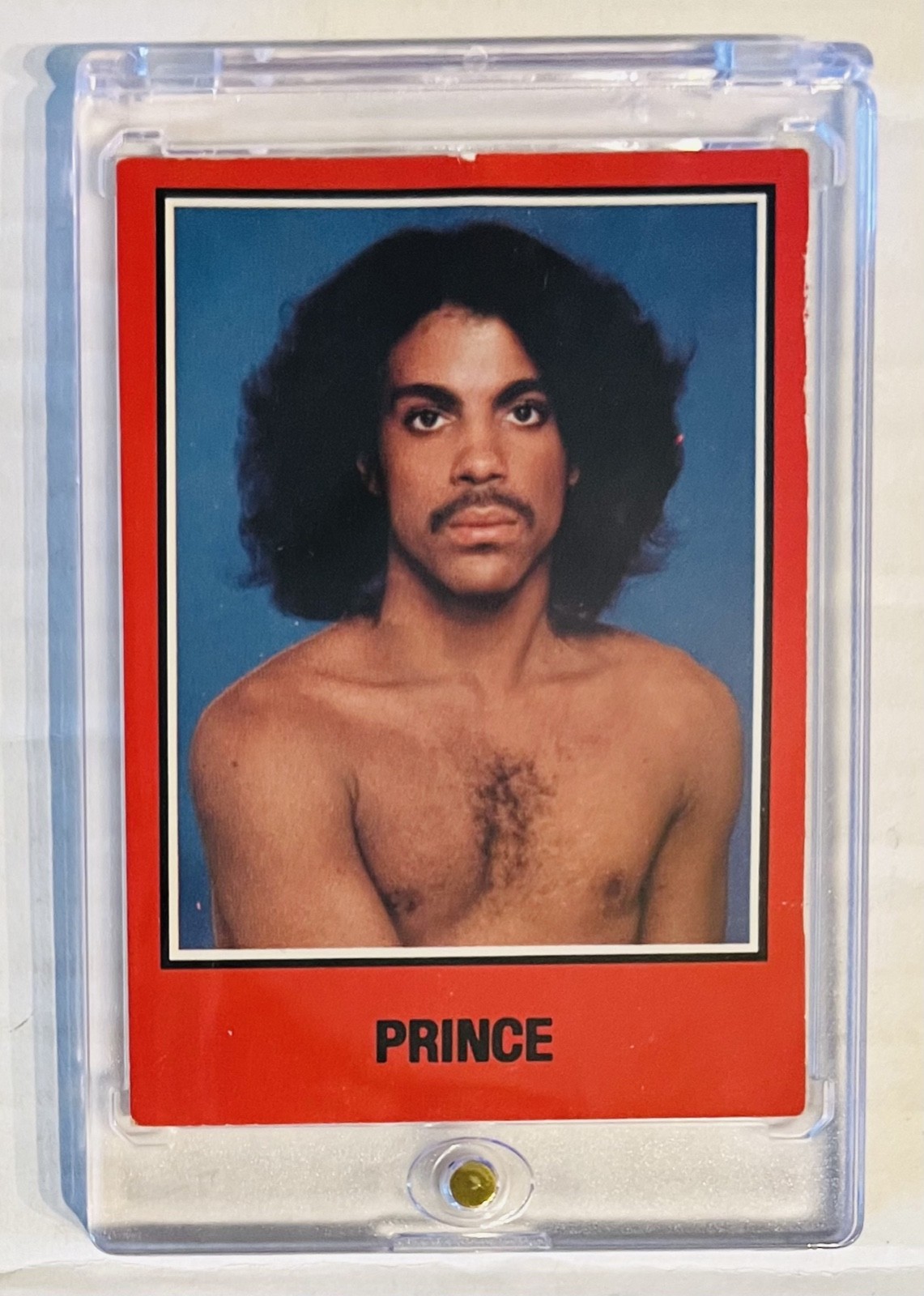 PRINCE 1979 3.5″ X 2.5″ WARNER BROTHERS RECORDS #76 PROMOTIONAL TRADING CARD
