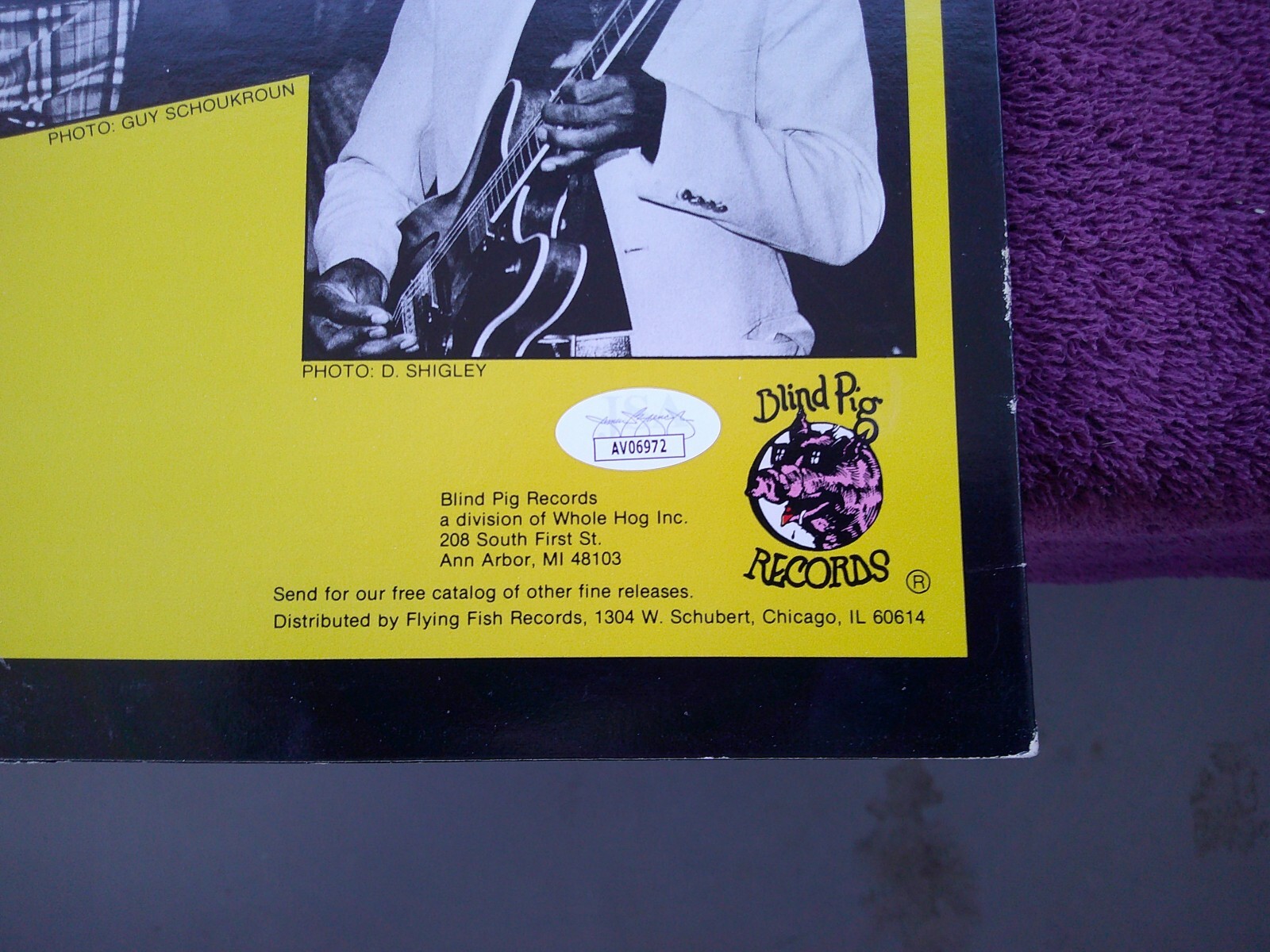 BILL WYMAN SIGNED DRINKIN’ TNT ‘N’ SMOKIN’ DYNAMITE ALBUM LP VINYL JSA COA