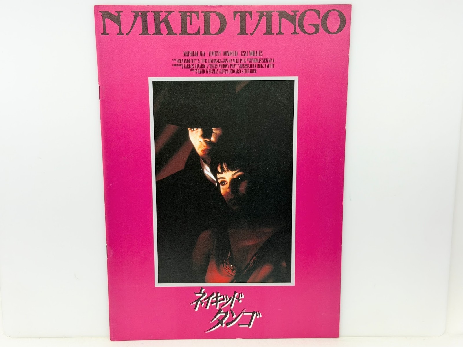 Naked Tango (1990) Japanese Movie Program | Mathilda May Vincent D’Onofrio