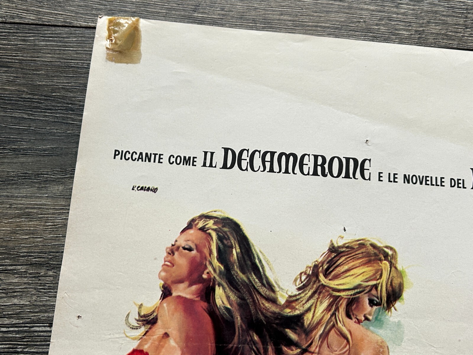 Hot Girl Sexy Vintage Movie Poster Italian Italy Locandina Bedroom Mazurka 1972