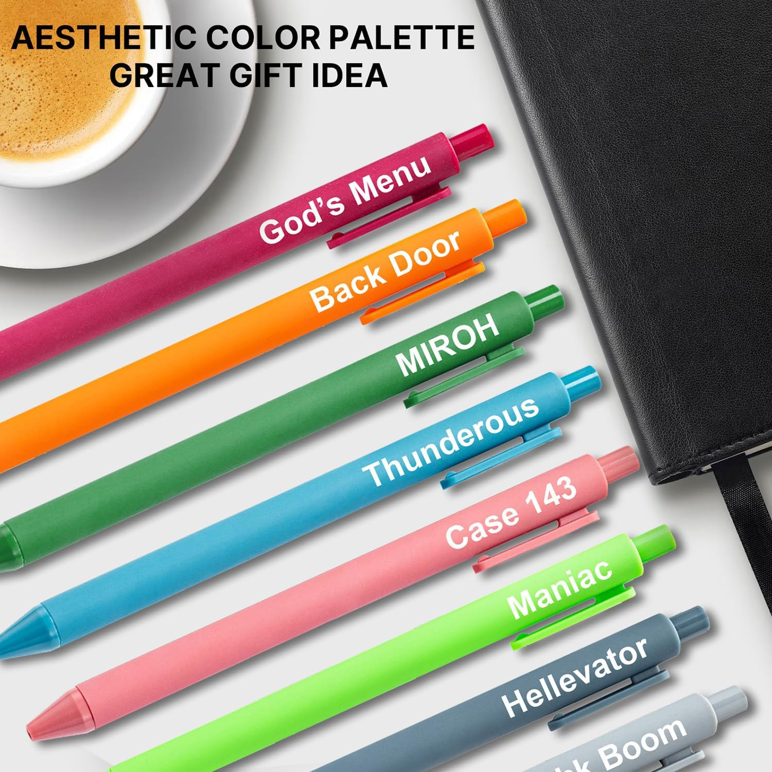 Kpop Stray Kids Merch Pen Set – 8 Gel Pens for Fans, Cute Designs
