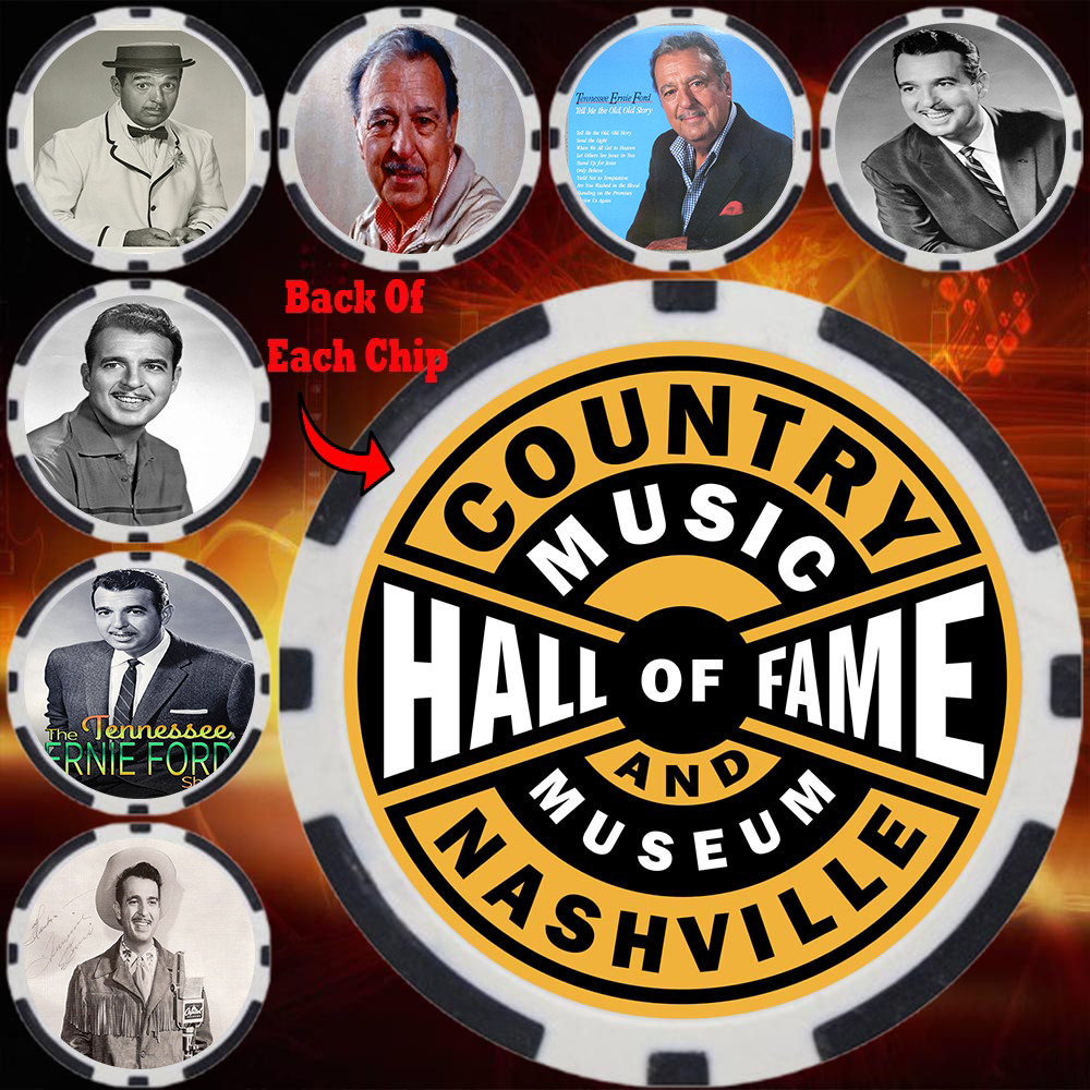 TENNESSEE ERNIE FORD – COUNTRY MUSIC HALL OF FAMER – COLLECTABLE COIN SET (7)